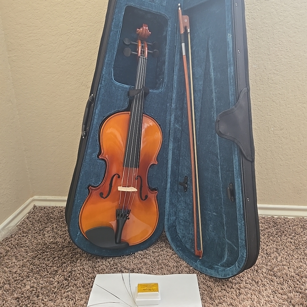 Full Size 16 Inch Viola Flamed With Case